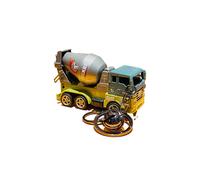 (Style C) Porte-clés jouet d'ingénierie automobile, pendentif excavatrice de dessin animé, accessoires