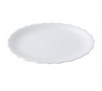Style Campagnard Assiette à poisson, assiette vapeur, plat ovale blanc, vaisselle en céramique
