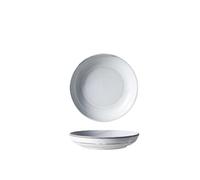 Style Campagnard Assiettes à dîner créatives Assiette creuse en céramique Plat salade de restaurant table