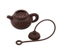 Style Chinois Mini Violet Argile théière infuseur Forme infuseurs à thé en Silicone, Brun créatif et utile Clever Treatment