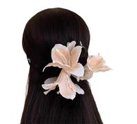 Style chinois Pivoine Fleur Pince à cheveux Griffe Accessoires floraux élégants pour femmes Avec un design réaliste Pièces de cheveux élégantes