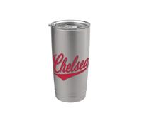 Style classique de Chelsea London Script Gobelet isotherme en acier inoxydable double paroi