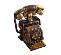 Style classique des années 1930, modèle de téléphone, pièce décorative pour comptoir de salle d'étude, affichages de table vintage, cadrans rotatifs, modèle de collection de téléphone