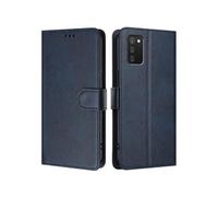 Style Classique Etui Pour FOXDOCK Rabotant Samsung Galaxy A02S Etui Portefeuille Blocage RFID Fermeture Magnétique Antichoc Titulaire De La Carte