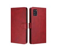 Style Classique Etui Pour Rabotant Samsung Galaxy A31 Blocage RFID Antichoc Fermeture Magnétique Etui Portefeuille Titulaire De La Carte FOXDOCK