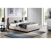 Style classique Lits Cuir Double Lit Hôtel Chambre Moderne Meubles Bois