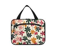 Style Clover Trousse de toilette colorée à suspendre avec crochet, sac de voyage essentiel de designer pour femme, sac de voyage pour femme, bolso para maquillaje de Mujer L