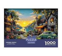 Style Conte de fées Puzzle 1000 Piece pour Adultes Enfant, Puzzle 1000pcs Jeu Éducatif Défi Jouet Jeu D'adresse pour Toute La Famille 70x50cm/1000pcs