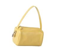 Style coréen moderne sac à bandoulière en forme d'oreiller en cuir PU souple sac à main femme accessoire de mode bureau à soirée sac de travail en cuir PU souple, jaune, One Size