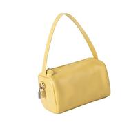 Style coréen moderne, sac à bandoulière en forme d'oreiller en cuir PU souple, sac à main pour femme, accessoire de mode, bureau à soirée, sac à main contemporain pour événement social, jaune, Taille