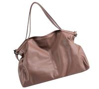 Style coréen moderne sac à bandoulière en polyuréthane souple pour les étudiants et les navetteurs, grande capacité, sac à main de couleur unie, sac à main pour le shopping quotidien, kaki, One Size