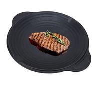 Style coréen Rôtissoire Ronde Antiadhésive Sans Fumée Barbecue, Poêle à griller en aluminium moulé, ustensile de cuisson sûr
