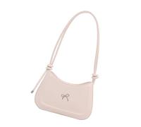 Style coréen Sac à bandoulière léger en polyuréthane pour les aisselles, sac à main tendance pour tenue quotidienne, sac à main essentiel de soirée, blanc