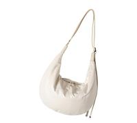Style coréen Sac à bandoulière pour femme Tendance Dumplings Bandoulière Léopards Messagers Shopping Style coréen Bandoulière pour femme Grande capacité Épaule Dumplings, beige, One Size