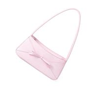 Style coréen Sac à main créatif Sac à bandoulière avec nœuds Ornement Casual Sacs sous les bras pour les femmes à la recherche de mode et de styles Fermeture éclair, a, One Size