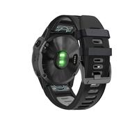 (Style D Garmin Fenix 7X, Multicolor) 26mm Watch Band for Garmin Tactix 7 Pro/Fenix 7X/6X Pro/5X Plus,Smooth Silicone Dual-color Wrist Str