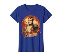Style d'affiche Vintage Napoléon Bonaparte T-Shirt, Femme, Bleu Royal, 3XL