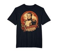 Style d'affiche Vintage Napoléon Bonaparte T-Shirt, Homme Grandes Tailles, Noir, 5X Tall