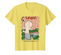 Style de Bande dessinée rétro Classique de Casper Movie T-Shirt, Enfant, Citron, 6 Ans
