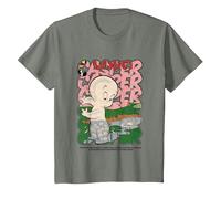 Style de Bande dessinée rétro Classique de Casper Movie T-Shirt, Enfant, Vert Kaki chiné, 4 Ans