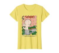 Style de Bande dessinée rétro Classique de Casper Movie T-Shirt, Femme, Citron, 3XL