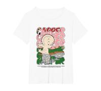 Style de Bande dessinée rétro Classique de Casper Movie T-Shirt, Femme Grandes Tailles, Blanc, 1X
