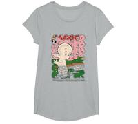Style de Bande dessinée rétro Classique de Casper Movie T-Shirt, Fille, Gris Chiné, XS