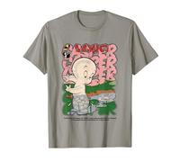 Style de Bande dessinée rétro Classique de Casper Movie T-Shirt, Homme, Ardoise, 3XL