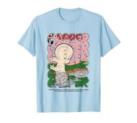 Style de Bande dessinée rétro Classique de Casper Movie T-Shirt, Homme, Bleu Céleste, XXL
