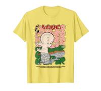 Style de Bande dessinée rétro Classique de Casper Movie T-Shirt, Homme, Citron, M