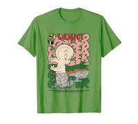 Style de Bande dessinée rétro Classique de Casper Movie T-Shirt, Homme, Herbe, L
