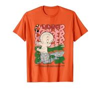 Style de Bande dessinée rétro Classique de Casper Movie T-Shirt, Homme, Orange, XXL