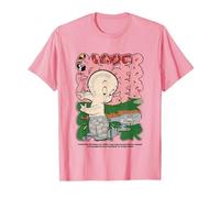 Style de Bande dessinée rétro Classique de Casper Movie T-Shirt, Homme, Rose, XL