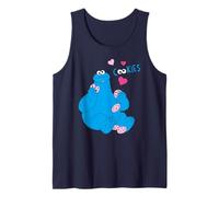 Style de Biscuits rétro Hungry Pose de Sesame Street Cookie Monster Débardeur