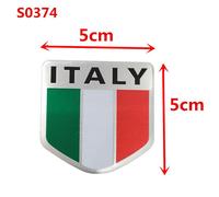 Style De Bouclier En Alliage D'aluminium,France,Italie,Allemagne,Russe,Grèce,Espagne,Feel Emblem,Car Sticker,Emblem Danemark Ge,Window Door Decor - Type S0374