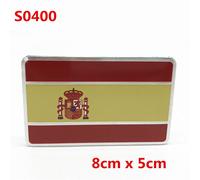 Style De Bouclier En Alliage D'aluminium,France,Italie,Allemagne,Russe,Grèce,Espagne,Feel Emblem,Car Sticker,Emblem Danemark Ge,Window Door Decor - Type S0400