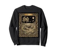 Style de Carte de Tarot Horoscope du Zodiaque du Cancer Sweatshirt