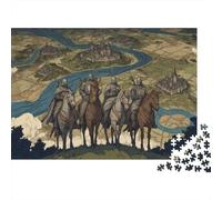 Style de château médiéval 1000pcs (75x50cm) Puzzle pour Adultes -,Jouet De DIY