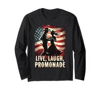 Style de Danse Live, Laugh, Promenade Square Manche Longue