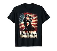 Style de Danse Live, Laugh, Promenade Square T-Shirt