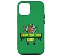 Style de Dessin animé du Parc National Resist Bear Foxtrot Delta Tango Coque pour iPhone 12/12 Pro