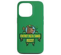 Style de Dessin animé du Parc National Resist Bear Foxtrot Delta Tango Coque pour iPhone 13 Pro