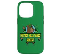 Style de Dessin animé du Parc National Resist Bear Foxtrot Delta Tango Coque pour iPhone 14 Pro