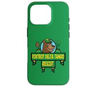 Style de Dessin animé du Parc National Resist Bear Foxtrot Delta Tango Coque pour iPhone 16 Pro