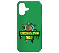 Style de Dessin animé du Parc National Resist Bear Foxtrot Delta Tango Coque pour iPhone 17