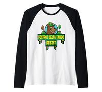 Style de Dessin animé du Parc National Resist Bear Foxtrot Delta Tango Manche Raglan