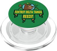 Style de Dessin animé du Parc National Resist Bear Foxtrot Delta Tango PopSockets PopGrip pour MagSafe