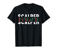 Style de Graphique de Trading Scalper Distressed - Scalping Trader T-Shirt