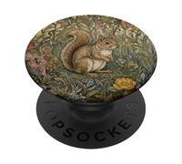 Style de Livre de Contes Woodland Squirrel Cottagecore PopSockets PopGrip Adhésif