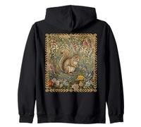 Style de Livre de Contes Woodland Squirrel Cottagecore Sweat à Capuche